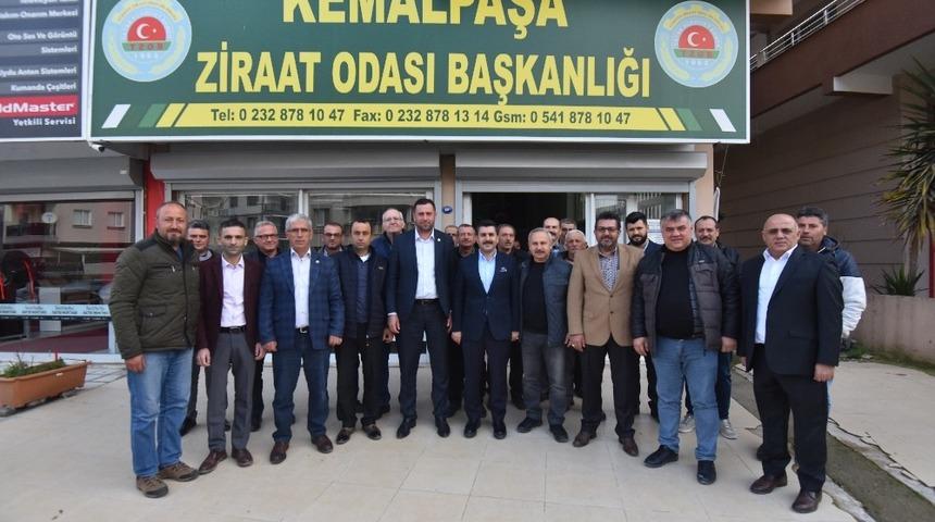Başkan Uğurlu&rsquo;dan ziraat odasına ziyaret