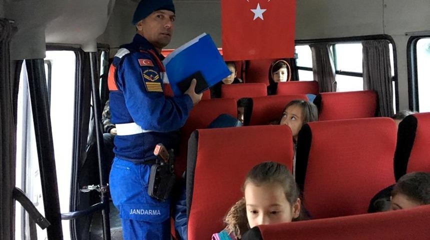 Muğla Jandarmasından okul &ouml;nlerinde denetimi