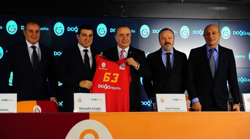 Galatasaray Erkek Basketbol Takımı’nın isim sponsoru Doğa Sigorta oldu