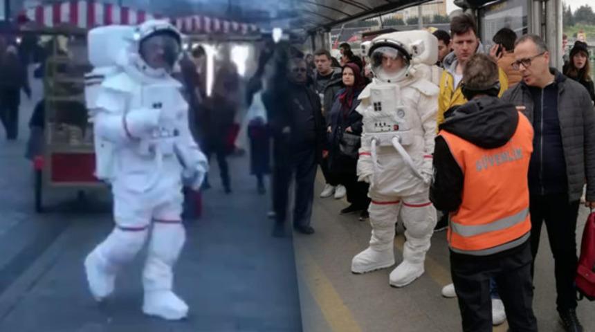 Astronot İstanbul sokaklarında ne yapıyor? Yanıtı belli oldu
