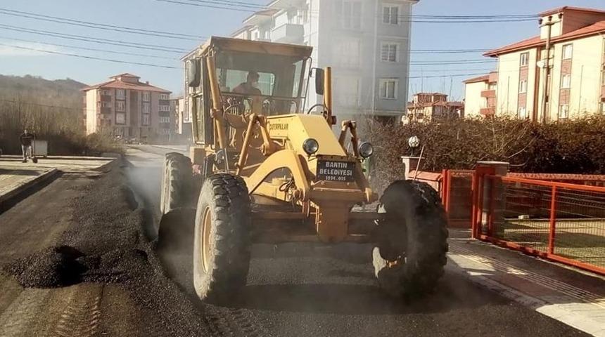 415. Sokak asfaltlanıyor