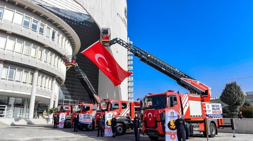 B&uuml;y&uuml;kşehir İtfaiyesi 2018 yılında 2 bin 805 olaya m&uuml;dahale etti