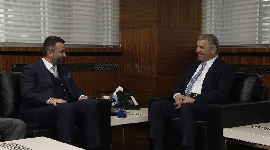 ASKON &uuml;yeleri Başkan &Ccedil;elik&rsquo;i ziyaret etti