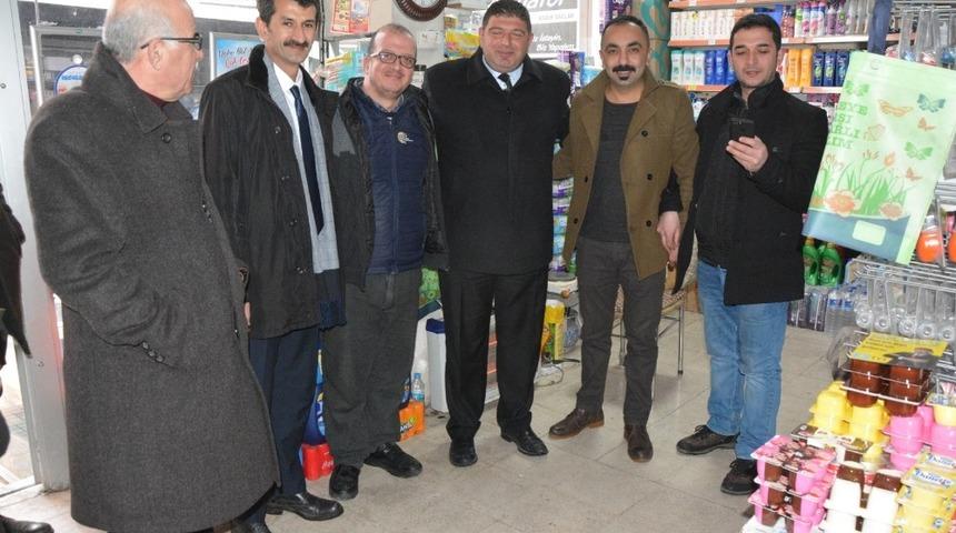 İyi Partili Parlak esnaflardan destek istedi