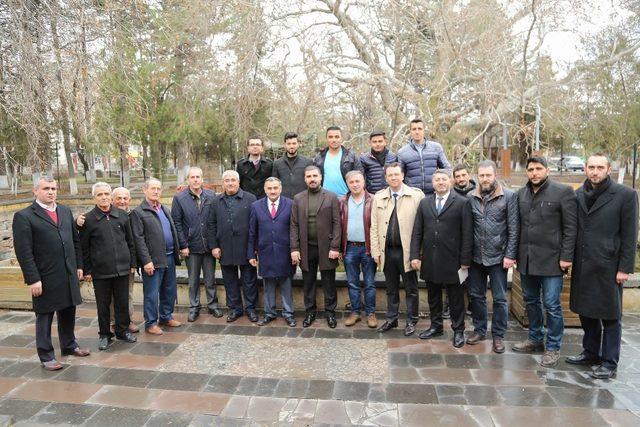 Cumhur İttifakından Tekir ve Elbiz Caddesi esnafına ziyaret