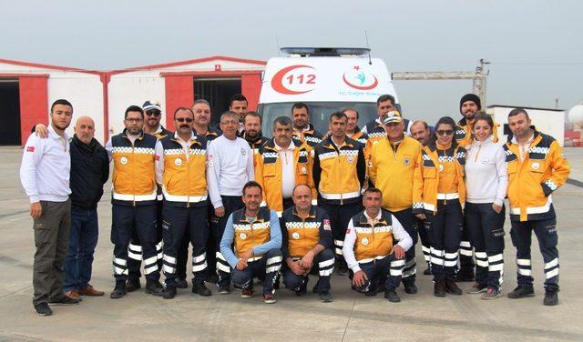 Acil personeline ambulans sürüş eğitimi verildi