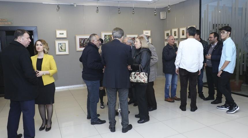 G&uuml;zel Sanatlar Lisesi &ouml;ğretmenlerinden resim sergisi