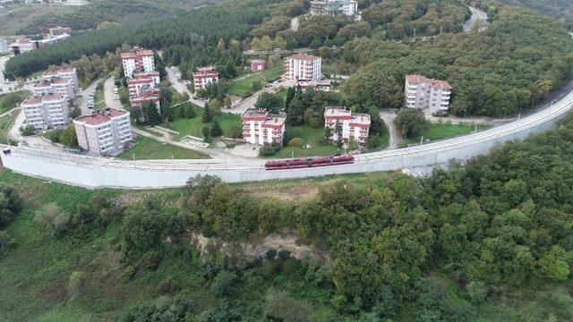 OMÜ raylı sistem hattında testler başarıyla sürüyor