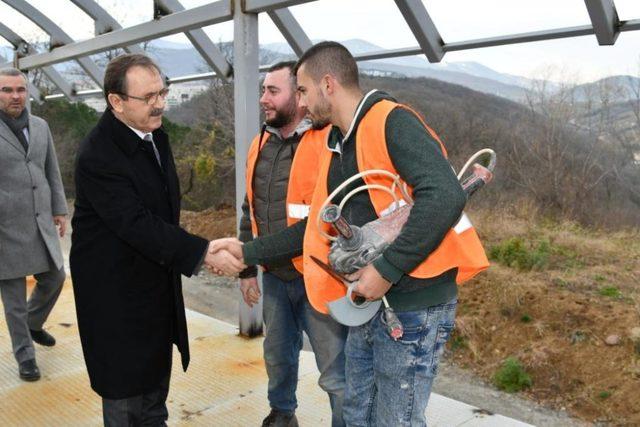 OMÜ raylı sistem hattında testler başarıyla sürüyor