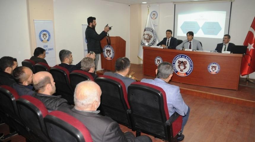 Cizre&rsquo;de işverenlere y&ouml;nelik bilgilendirme toplantısı