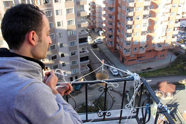 Motosikletli kuryenin evi ile bakkal arasına kurduğu hat kaldırıldı