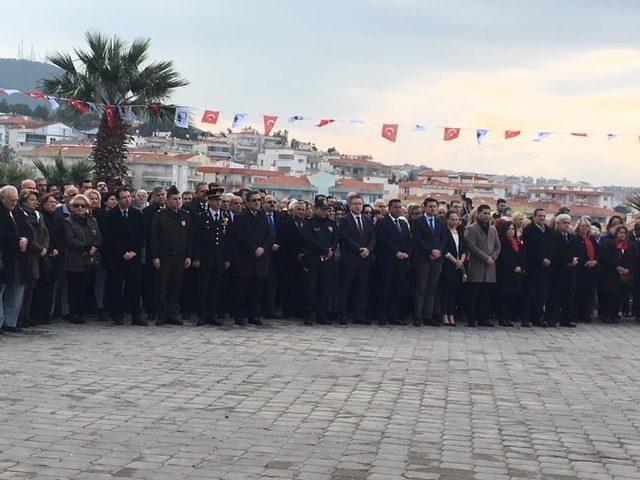 Atatürk’ün Kuşadası’na gelişinin 95.yılı törenle kutlandı