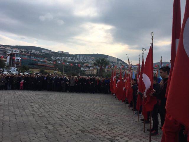 Atatürk’ün Kuşadası’na gelişinin 95.yılı törenle kutlandı