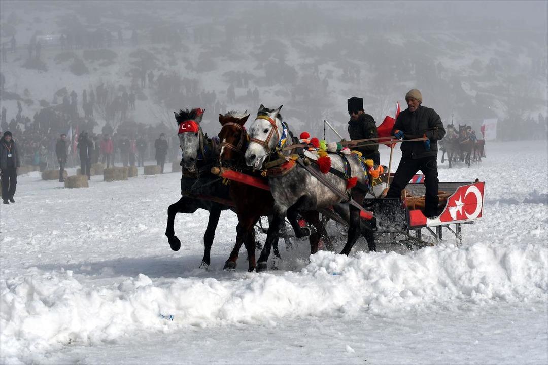 &Ccedil;ıldır G&ouml;l&uuml;'nde 'kış ş&ouml;leni' 