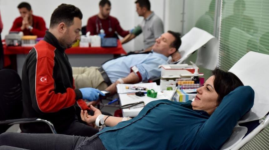 Tepebaşı&rsquo;ndan kan bağışına destek