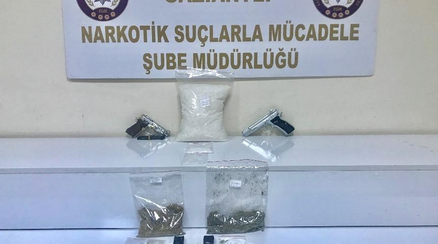 Gaziantep’te 24 adrese eş zamanlı narkotik operasyonu