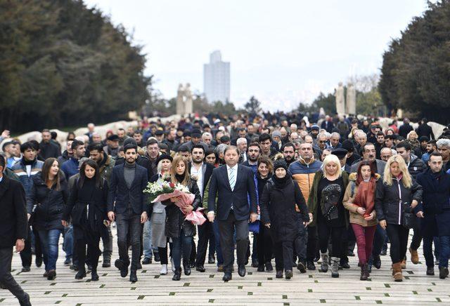 Maltepe Belediye Başkanı Ali Kılıç Ata'nın huzurunda