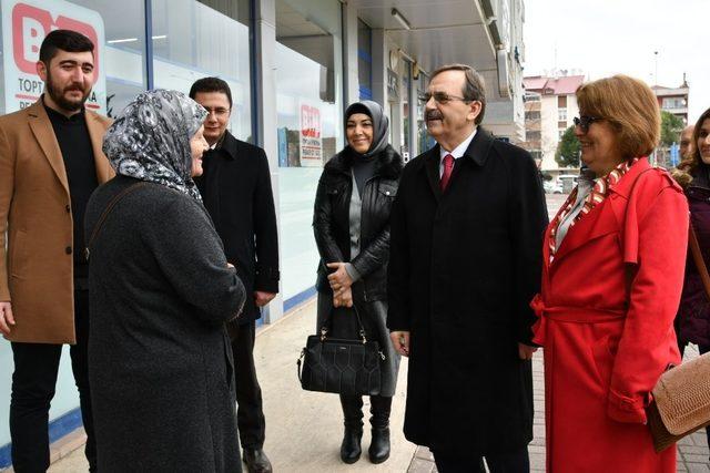 Başkan Şahin’den Atakum’da esnaf turu