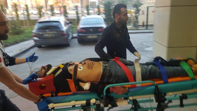 Tutuklanan mahkum adliyede ikinci kattan atladı