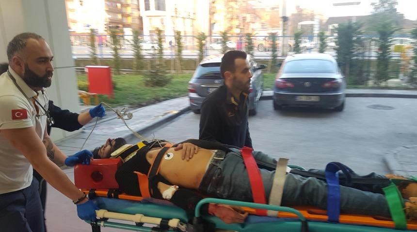 Tutuklanan mahkum adliyede ikinci kattan atladı