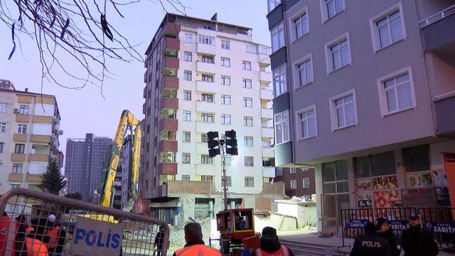 Kartal'da yıkımına başlanan 10 katlı apartman sakini konuştu