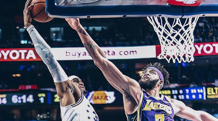 Philadelphia 76ers Los Angeles Lakers'ı farklı yendi