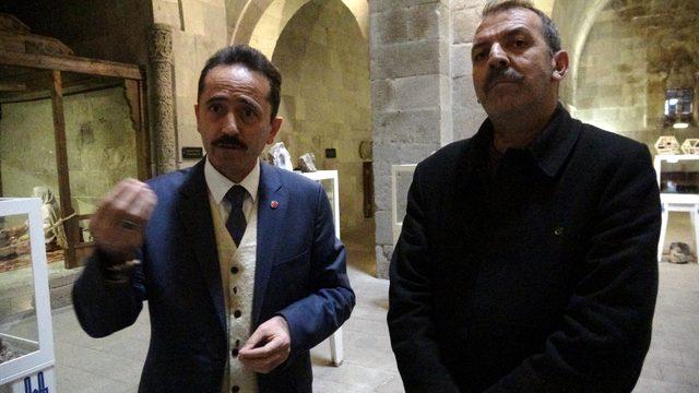 Tarihi medresede taş sergisi