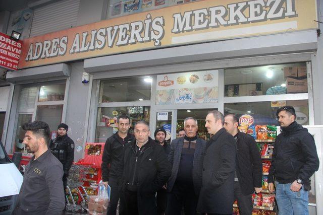 Başkan Epcim’den Altay Caddesi esnafına ziyaret