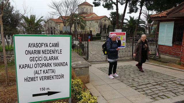 Sümela'dan sonra Ayasofya'nın restorasyon için kapatılmasına tepki