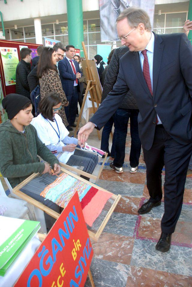 Büyükelçi Berger, Fethiye'de AB projeleri sergisini açtı
