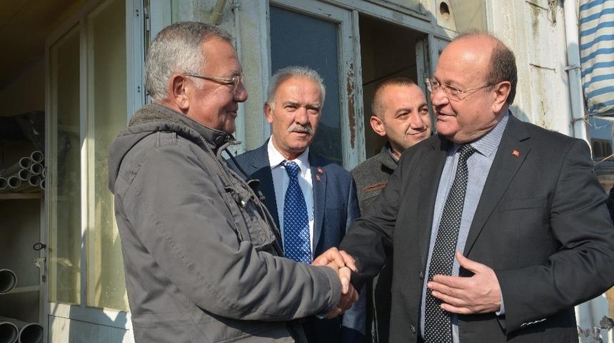 Vatandaşlardan Başkan Özakcan’a destek