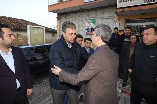 Başkan Şirin’e Derbent’te yoğun ilgi