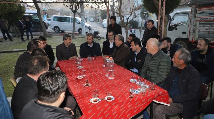 Başkan Şirin&rsquo;e Derbent&rsquo;te yoğun ilgi