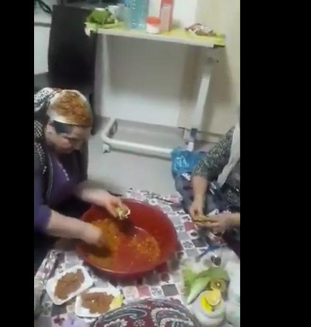 Hastane odasında 'çiğ köfte partisi'ne inceleme