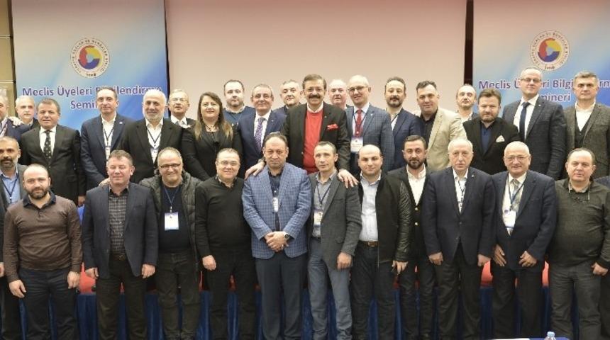 Samsun TSO Meclis Üyeleri eğitim seminerine katıldı
