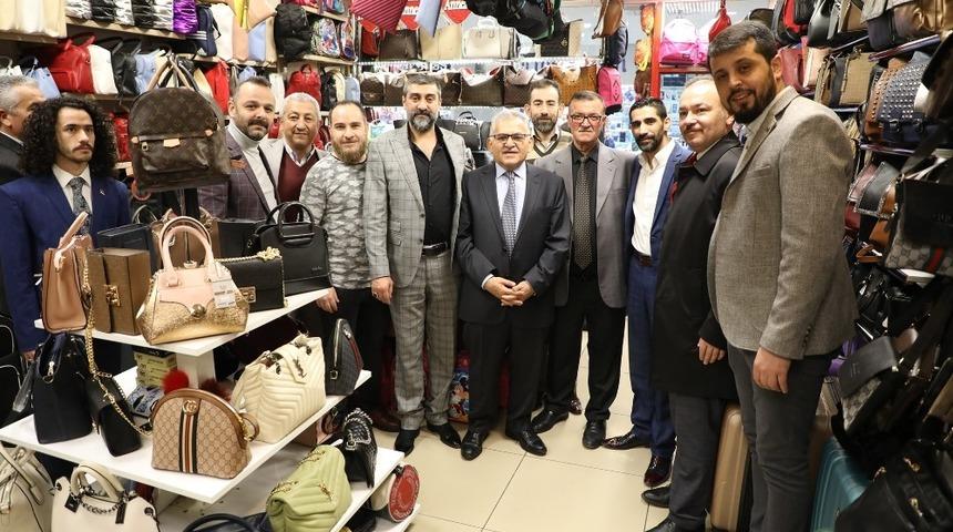 Başkan Dr.Memduh B&uuml;y&uuml;kkılı&ccedil;, Yeraltı &Ccedil;arşı Esnafına &lsquo;Hayırlı İşler&rsquo; Temennisinde Bulundu