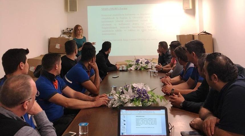 B&uuml;y&uuml;kşehir personeline iş sağlığı ve g&uuml;venliği eğitimi verildi