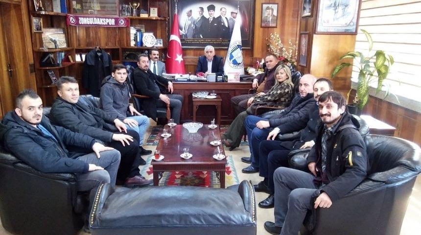 Merkez servisleri şubesi, Başkan Demirci ile bir araya geldi