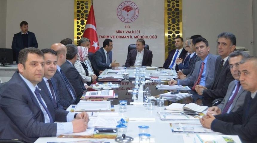 Siirt&rsquo;te 2018 yılı tarım değerlendirme toplantısı yapıldı