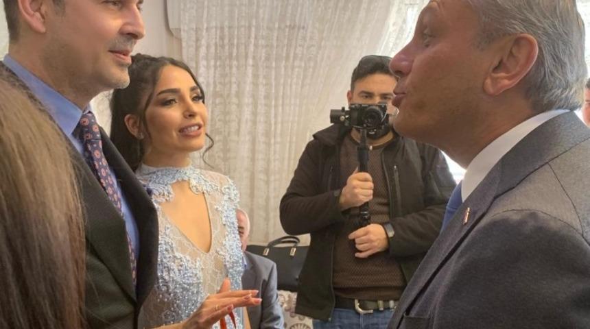 T&Uuml;RSAB Başkanı Bağlıkaya, Per&ccedil;in&rsquo;e kız isteyip y&uuml;z&uuml;k taktı