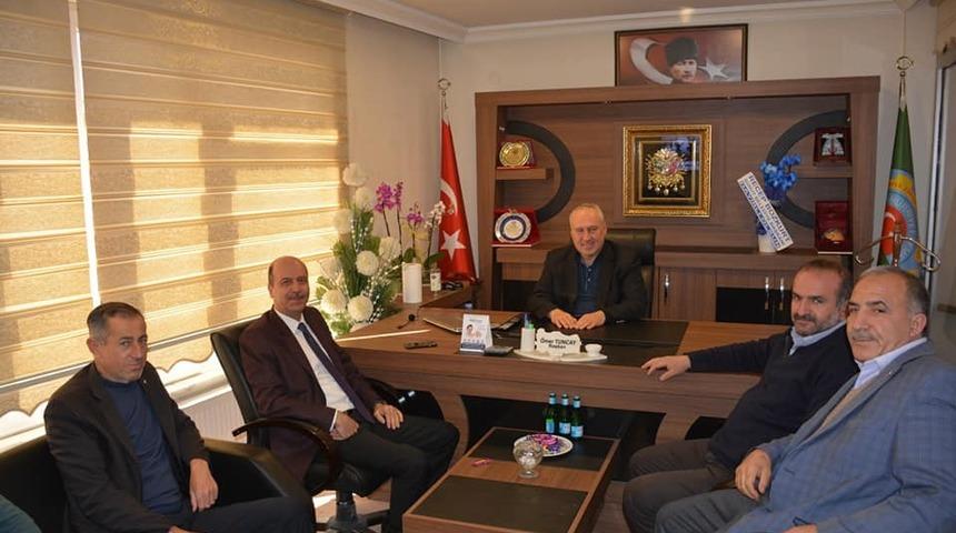Başkan Bozkurt&rsquo;tan Başkan Tun&ccedil;ay&rsquo;a ziyaret