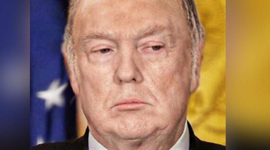 Sosyal medya kullanıcıları sordu: Trump bronzlaştırıcısı ve peruğu olmasa neye benzerdi?