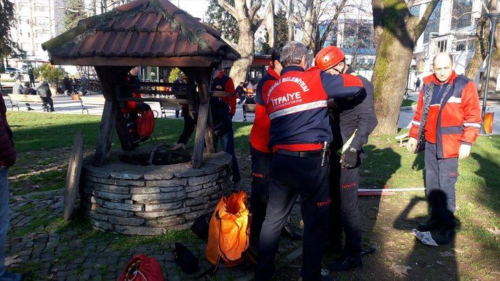 Kuyuya düşen yavru kedi kurtarıldı  G4