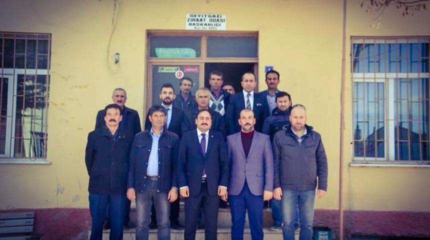 Kaymakam Demirkol&rsquo;dan Ziraat Odası Başkanı Erden&rsquo;e hayırlı olsun ziyareti