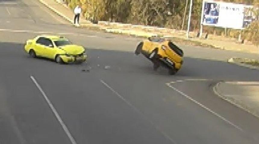 Bing&ouml;l&rsquo;de kaza anları MOBESE&rsquo;ye yansıdı