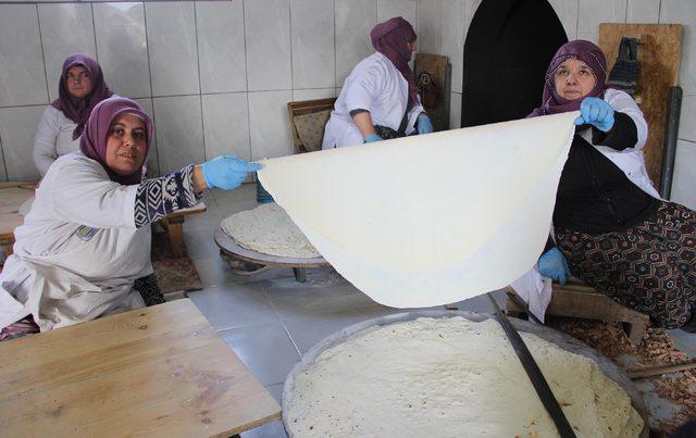 Kayseri'de üretilen 'yufka ekmek' yurt dışına gönderiliyor