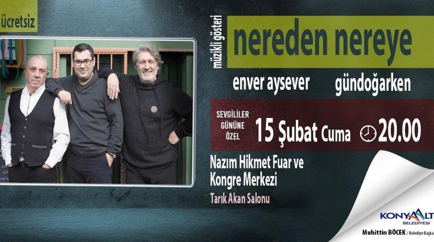 &ldquo;Nereden Nereye&rdquo; adlı g&ouml;steri Konyaaltı&rsquo;nda