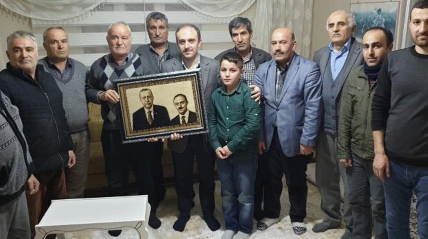 Başkan Epcim&rsquo;den şehit ailesine ziyaret