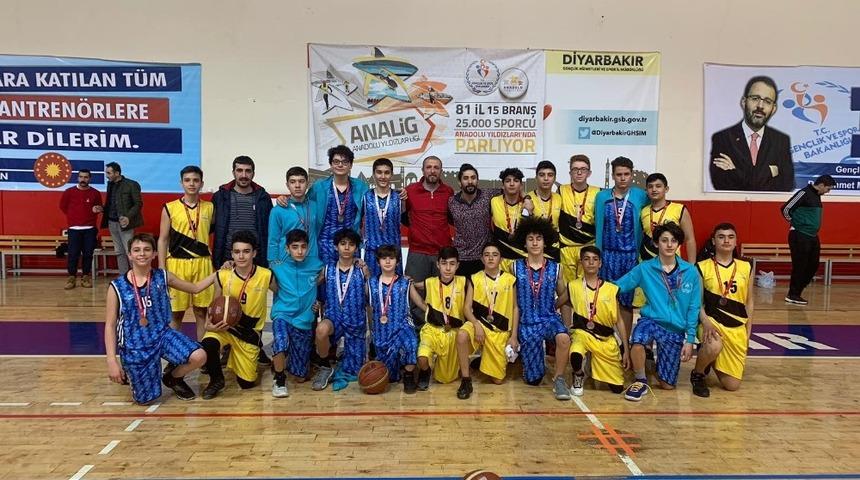 Diyarbakır&rsquo;da basketbol m&uuml;sabakaları tamamlandı
