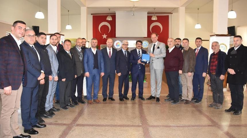 Başkan &Ccedil;elik&rsquo;ten Ticaret Borsasına ziyaret